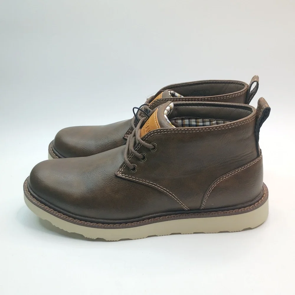Buffalo Metcalf Chukka Boots Men Size 8.5 Brown Memory Foam 1899633